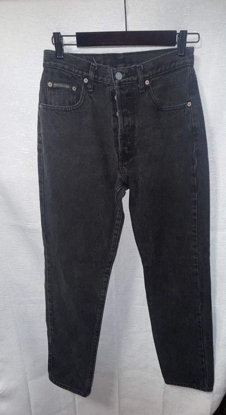 Calvin Klein Jeans Vintage High-Rise Black Denim Jeans Size 5
